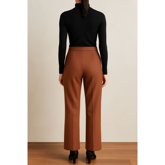 Vintage 100% wool trousers with elegant tailoring and structured silhouette, - Picture 2 of 16